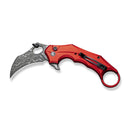 CIVIVI Incisor II Flipper & Thumb Hole & Button Lock Knife Aluminum Handle (2.02" Damascus Blade) C16016B - DS1 - CIVIVI