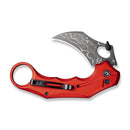 CIVIVI Incisor II Flipper & Thumb Hole & Button Lock Knife Aluminum Handle (2.02" Damascus Blade) C16016B - DS1 - CIVIVI