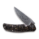 CIVIVI Incite Flipper Knife Carbon Fiber & Resin Handle (3.7" Damascus) C908DS - 1 - CIVIVI