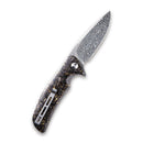 CIVIVI Incite Flipper Knife Carbon Fiber & Resin Handle (3.7" Damascus) C908DS - 1 - CIVIVI