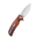 CIVIVI Incite Flipper Knife Wood Handle (3.7" D2 Blade) C908D - CIVIVI