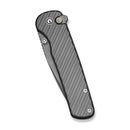 CIVIVI Iron Tide Flipper & Thumb Stud & Button Lock Knife Gray Aluminum Handle (3.24" Gray Stonewashed 14C28N Blade) C25011 - 3 - CIVIVI