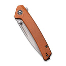 CIVIVI Keen Nadder Flipper & Thumb Stud Knife Micarta Handle (3.48" N690 Blade) C2021B - CIVIVI