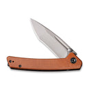 CIVIVI Keen Nadder Flipper & Thumb Stud Knife Micarta Handle (3.48" N690 Blade) C2021B - CIVIVI