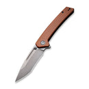 CIVIVI Keen Nadder Flipper & Thumb Stud Knife Micarta Handle (3.48" N690 Blade) C2021B - CIVIVI