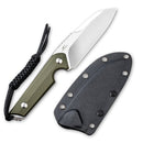 CIVIVI Kepler Fixed Blade Knife G10 Handle (4.48" 9Cr18MoV Blade) C2109A - CIVIVI