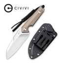 CIVIVI Kepler Fixed Blade Knife G10 Handle (4.48" 9Cr18MoV Blade) C2109B - CIVIVI