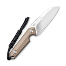 CIVIVI Kepler Fixed Blade Knife G10 Handle (4.48" 9Cr18MoV Blade) C2109B - CIVIVI