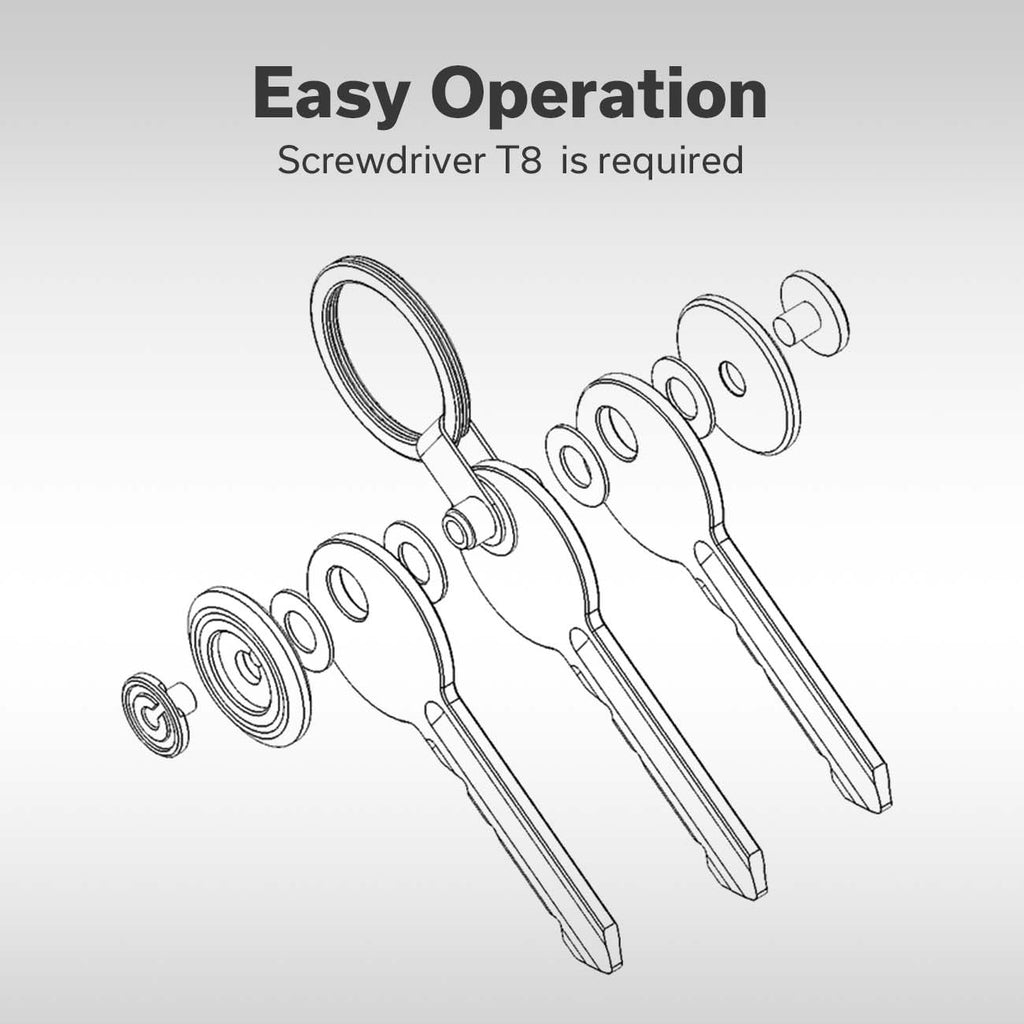 CIVIVI Aluminum Pocket Key Organizer