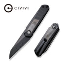 CIVIVI Ki - V Plus Front Flipper Knife Carbon Fiber & G10 Handle (2.52" Nitro - V Blade) C20005B - 3 - CIVIVI