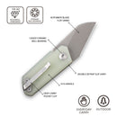 CIVIVI Ki - V Slip Joint Knife G10 Handle (1.55" 9Cr18MoV Blade) C2108A - CIVIVI