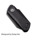 CIVIVI Ki - V Slip Joint Knife G10 Handle (1.55" 9Cr18MoV Blade) C2108B - CIVIVI
