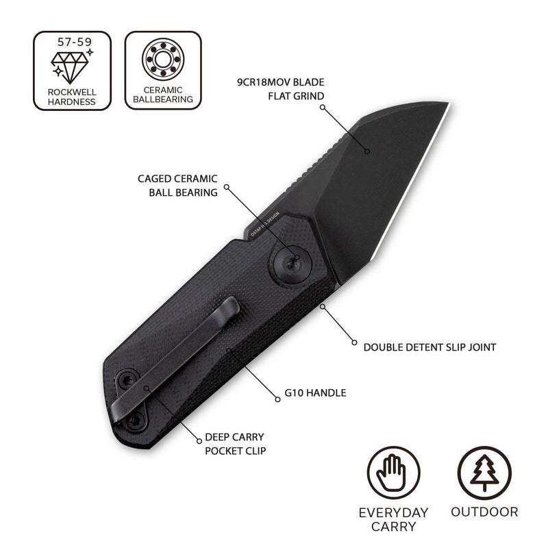 CIVIVI Ki-V Slip Joint Knife - G10 Handle 9Cr18MoV Blade – CIVIVI