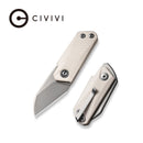 CIVIVI Ki - V Slip Joint Knife G10 Handle (1.55" 9Cr18MoV Blade) C2108C - CIVIVI