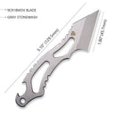 CIVIVI Kiri - EDC Fixed Blade Neck Knife (1.80" 9Cr18MoV Blade) C2001A, With Kydex Sheath - CIVIVI