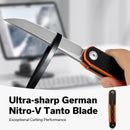 CIVIVI KwaiQ Flipper Knife G10 Handle (2.97" Nitro - V Blade) C23015 - 2 - CIVIVI