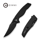 CIVIVI Ladon Black G10 Handle (3.47" Black Stonewashed Nitro - V Blade) C25016B Sample1 - CIVIVI