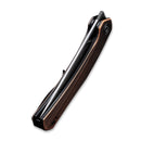 CIVIVI Lazar Front Flipper Knife Copper Handle (3.31" Damascus Blade) C20013 - DS1 - CIVIVI