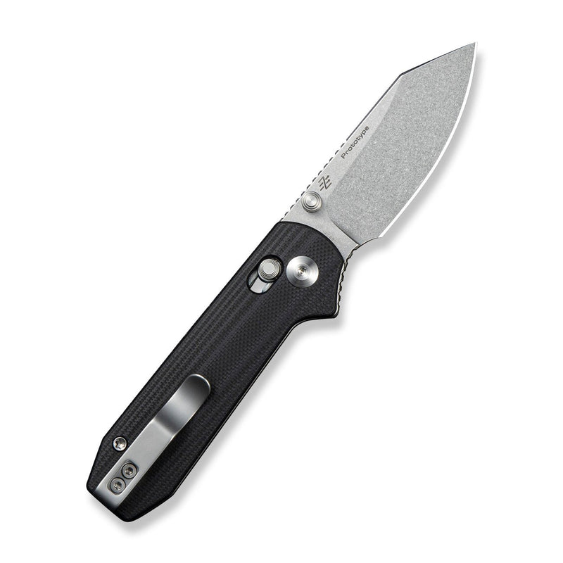 CIVIVI Lil Yonder Thumb Stud & Crossbar Lock Knife Black G10 Handle (2.44" Stonewashed 14C28N Blade) C25025B Sample2