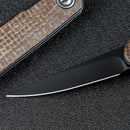 CIVIVI Lumi Top Flipper Pocket Knife Micarta Handle (2.56" 14C28N Blade) C20024 - 5 - CIVIVI