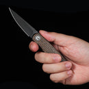 CIVIVI Lumi Top Flipper Pocket Knife Micarta Handle (2.56" 14C28N Blade) C20024 - 5 - CIVIVI