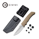 CIVIVI M2 Backup Fixed Blade Knife G10 Handle (3.09" D2 Blade) C2016A - CIVIVI