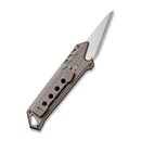CIVIVI Mandate Utility Knife Titanium Handle (2.12" 1PC Damascus Blade) C2007A, 2PCS 9Cr18MoV Blades - CIVIVI