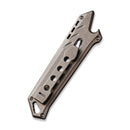 CIVIVI Mandate Utility Knife Titanium Handle (2.12" 1PC Damascus Blade) C2007A, 2PCS 9Cr18MoV Blades - CIVIVI