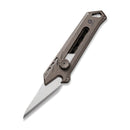 CIVIVI Mandate Utility Knife Titanium Handle (2.12" 1PC Damascus Blade) C2007A, 2PCS 9Cr18MoV Blades - CIVIVI