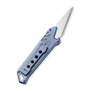 CIVIVI Mandate Utility Knife Titanium Handle (2.12" 1PC Damascus Blade) C2007B, With 2PCS 9Cr18MoV Blades - CIVIVI