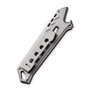 CIVIVI Mandate Utility Knife Titanium Handle (2.12" 1PC Damascus Blade) C2007C, With 2PCS 9Cr18MoV Blades - CIVIVI