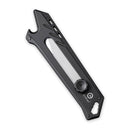 CIVIVI Mandate Utility Knife Titanium Handle (2.12" 1PC Damascus Blade) C2007D, With 2PCS 9Cr18MoV Blades - CIVIVI