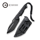 CIVIVI Maxwell Fixed Blade Knife G10 Handle (4.74" D2 Blade) C21040 - 1 - CIVIVI