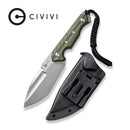 CIVIVI Maxwell Fixed Blade Knife G10 Handle (4.74" D2 Blade) C21040 - 2 - CIVIVI