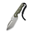 CIVIVI Maxwell Fixed Blade Knife G10 Handle (4.74" D2 Blade) C21040 - 2 - CIVIVI