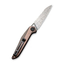 CIVIVI McKenna Front Flipper Knife Copper Handle (2.92" Damascus Blade) C905DS - 2 - CIVIVI