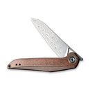 CIVIVI McKenna Front Flipper Knife Copper Handle (2.92" Damascus Blade) C905DS - 2 - CIVIVI