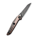 CIVIVI McKenna Front Flipper Knife Copper Handle (2.92" Damascus Blade) C905DS - 3 - CIVIVI