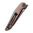 CIVIVI McKenna Front Flipper Knife Copper Handle (2.92" Damascus Blade) C905DS - 3 - CIVIVI