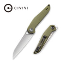 CIVIVI McKenna Front Flipper Knife G10 Handle (2.92" D2 Blade) C905B - CIVIVI
