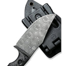 CIVIVI Midwatch Fixed Blade Knife Carbon Fiber Handle (3.39" Damascus Blade) C20059B - DS1 - CIVIVI