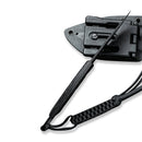 CIVIVI Midwatch Fixed Blade Knife Carbon Fiber Handle (3.39" Damascus Blade) C20059B - DS1 - CIVIVI