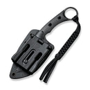 CIVIVI Midwatch Fixed Blade Knife Carbon Fiber Handle (3.39" Damascus Blade) C20059B - DS1 - CIVIVI