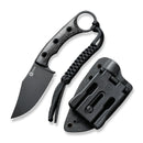 CIVIVI Midwatch Fixed Blade Knife Micarta Handle (3.39" N690 Blade) C20059B - 1 - CIVIVI
