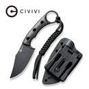 CIVIVI Midwatch Fixed Blade Knife Micarta Handle (3.39" N690 Blade) C20059B - 1 - CIVIVI