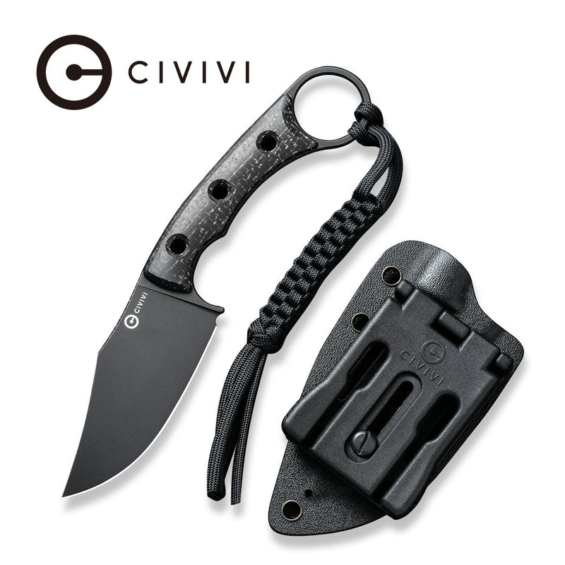 CIVIVI Midwatch Fixed Blade Knife Micarta Handle (3.39