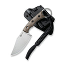 CIVIVI Midwatch Fixed Blade Knife Micarta Handle (3.39" N690 Blade) C20059B - 2 - CIVIVI
