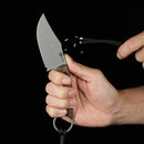 CIVIVI Midwatch Fixed Blade Knife Micarta Handle (3.39" N690 Blade) C20059B - 2 - CIVIVI