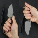 CIVIVI Midwatch Fixed Blade Knife Micarta Handle (3.39" N690 Blade) C20059B - 2 - CIVIVI