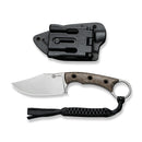 CIVIVI Midwatch Fixed Blade Knife Micarta Handle (3.39" N690 Blade) C20059B - 2 - CIVIVI